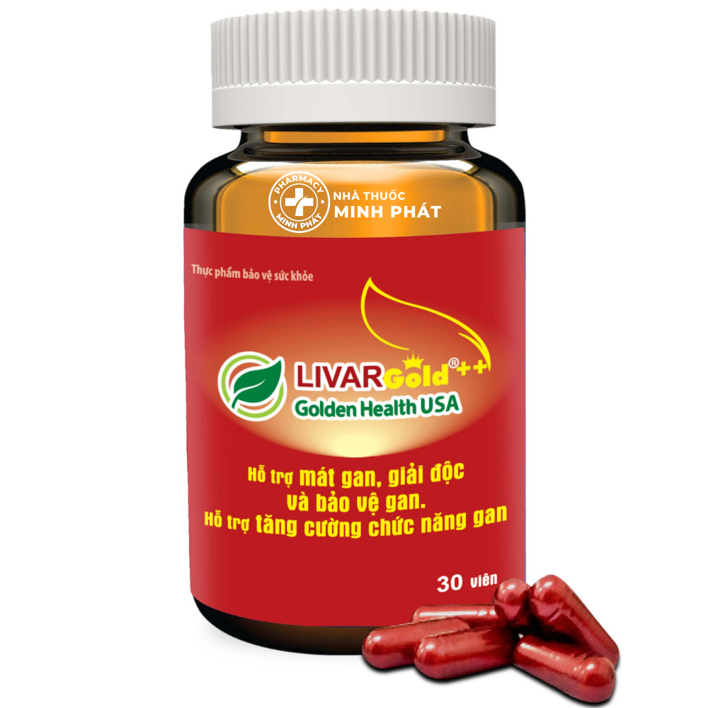 LIVAR GOLD- Giúp giải độc gan, tăng cường chức năng gan.